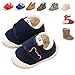 HLM Baby Shoes Sneakers Winter Infant for Girls Boys Canvas Cotton Fleece Brown Red Blue Pink -Deeply Discounted Price - Buy 2, Get 10% Off & Buy 3, Get 15% Off