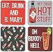 Pavilion Gift Company Bloody Mary Sentiment, Pattern and Character Holder 4