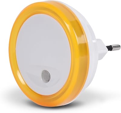 Luz noturna infantil com sensor de crepúsculo, ignição automática - crianças