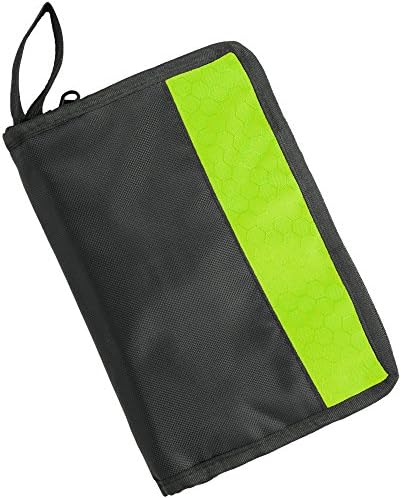 VIBRANT COLORS Coloring Pencil Case for 48 Pencils. Organized Pencil Holder for Colored Pencils, Sharpener, Eraser and More! Best Pencil Bag for Every Artist. Great Addition to Adult Coloring! (Green)