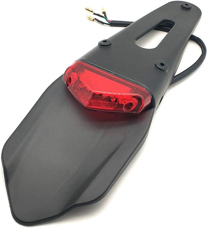 Baedivg For HONDA CRM250R CRF250L CRF250M CRF1000L CRF 250L 250M Motorcycle Dirt Bike Rear Fender Brake Stop TailLight 12 LED Tail Light