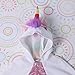 Storybook Wishes Little Girls White and Rainbow Unicorn Hooded Cape