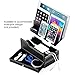 EasyAcc Double-Deck Multi-Device Charging Organization Station for Anker 6-Port Photive 5-Port USB Charger Docks Stand Smart Phones and iPad Tablets iPhone X/ 8/ Samsung S8/ S8 Plus Stands Black