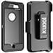 iPhone 7 Plus Case, [Shockproof] [Drop Protection] [Heavy Duty] Tough Rugged Hybrid Hard Shell Cover Case with Belt-clip for Apple iPhone 7 Plus [5.5 inch]-Black