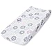 aden + anais Essentials Changing Pad Cover, 100% Cotton Muslin, Super Soft, Breathable, Tailored Snug Fit, Single, Pretty Pink Medallion