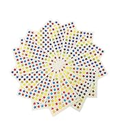 DoTebpa 150 Sheets 13200 Pcs Self Adhesive Star Stickers Labels,88Per Every Sheet,Multi Color -Teacher Supplies