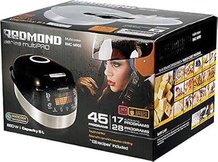 Multi eléctrica Redmond de M90 E (English) negro/plateado: Amazon ...