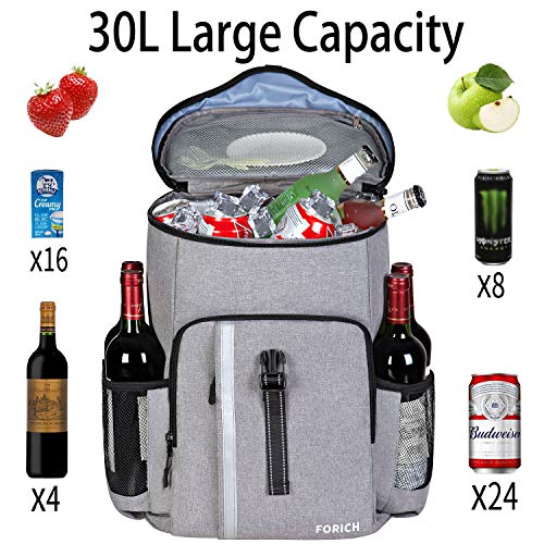 FORICH Cooler Backpack Insulated Backpack Cooler Bag Leak Proof