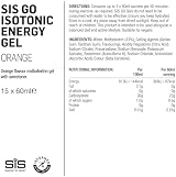 Science in Sport GO Isotonic Energy Gels Orange 15 x 60ml 22g Carbs Vegan view 7