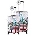 GLN Rugs Luggage Protector Suitcase Cover, Stretch Suitcase Cover, Washable Luggage Covers for Suitcase for Women and Men, Travel Accessories (M(22