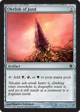 Magic: the Gathering - Obelisk of Jund (252/356) - Commander 2013