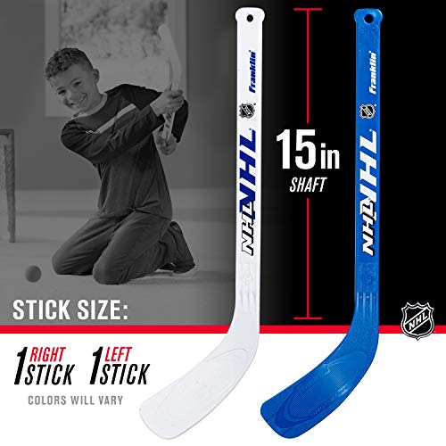 Franklin Sports Mini Hockey Stick and Ball Set Play Knee Hockey Anytime Kids Knee Hockey Set