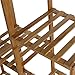 Multi-Tier Bamboo Plant Stand Plant Flower Display Rack, Wood Adjustable Planter Rack Flower Pots Holder Indoor Outdoor Flowers Shelf Organizer Storage Rack Shelving Unit, 32.7×39.4×9.8inchthumb 3