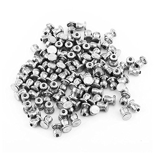 BleuMoo 100Pcs Car Tires Studs Spikes Wheel Car 8mm Snow Chains for Car Vehicle Truck Motorcycle