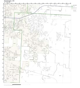 ZIP Code Wall Map of Pickerington, OH ZIP Code Map Laminated: Amazon.ca