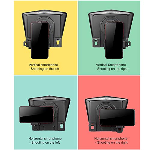 Desview T2 Portable Teleprompter for Smartphone Tablet DSLR Cameras