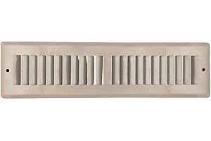 Sierra Grates 2"H x 10"W [Duct Opening] Toe Kick Vent Cover | 2x10 Cabinet Toe Kick Space Register Grille | Outer Dimensions: 4" X 12" | Brown