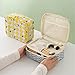 Large Cosmetic Bag Train Cases, Makeup Pouch Organizer Hanging Toiletry Bag Bird