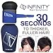 Infinity Hair Building Fibers Hair Loss Concealer for Thinning Hair & Hair Loss for Women & Men Appearance Of Thicker, Fuller Hair In 30 Seconds Kit, Medium Brown