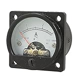 Analog Ammeter - TOOGOO(R) AC 0-3A Round Analog Panel Meter Current Measuring Ammeter Gauge Black