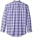 IZOD Men's Big and Tall Long Sleeve Oxford Plaid Shirt, Sheer Lilac 2X-Large