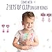 PixieCrush Pretend Play Cosmetic and Makeup Set - 19 Piece Designer Kit with Pink Polka Dot Handbag