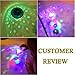 2PCS Swimming Pool Colorful LED Light - Bath Toys Floating Lamp for Kids Baby Toddler - Light Up Your Bathing Time