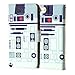 iPhone 7 Wallet Case, iPhone 7 Case,DURARMOR Star Wars R2D2 Astromech Droid Robot Premium PU Leather Wallet Case with ID Credit Card Cash Slots Flip Stand Wrist Strap Cover Carrying Case for iPhone 7