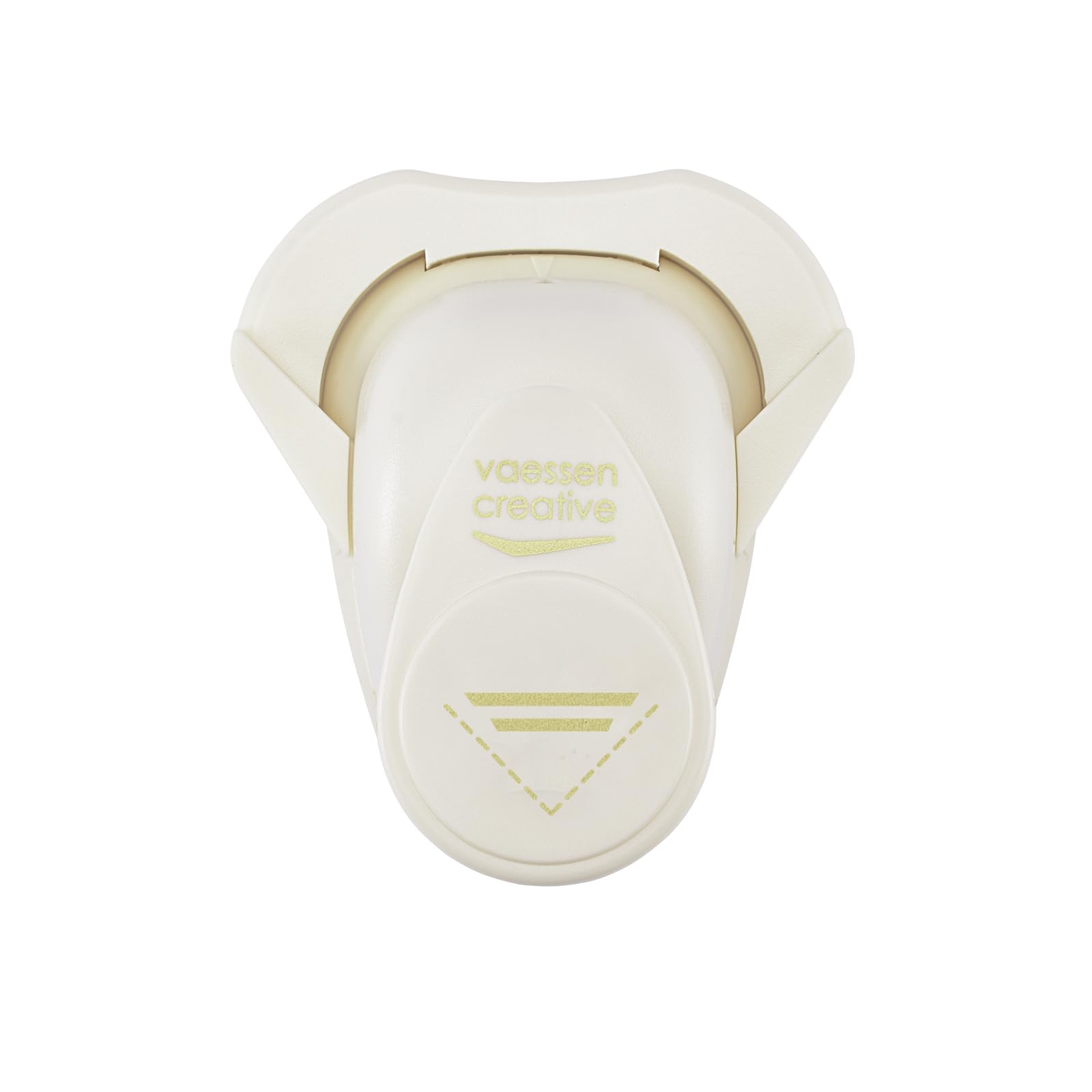 Vaessen Creative Corner Punch - Stripes - 1.5 x 2.6 cm - Card Making Supplies - Corner Cutter for Paper, Cards, Invitations and Scrapbook - Crafting Supplies, White