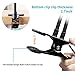 E-More Selfie Ring Light with Cell Phone Holder Stand for Live Stream Makeup, 3-Light Mode, 10-Level Brightness LED Desk Lamp, Lazy Bracket Long Arms Mobile Phone Clip Holder for iPhone/Android