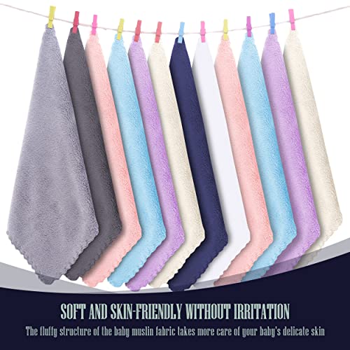 Super Soft Burp Cloths 8 Pack Thick Extra Absorbent Perfect Size