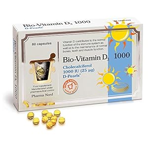 Pharma Nord Bio-Vitamin D3 1000IU 80 Capsules (Pack of 3)