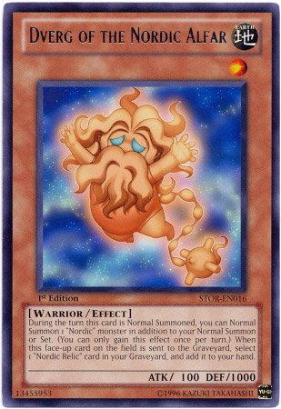 Yu-Gi-Oh! - Dverg of the Nordic Alfar (STOR-EN016) - Storm of Ragnarok - 1st Edition - Rare