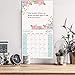 2021 desk Calendar - desk Calendar 2021, 12 x 12 Inch with Vibrant Sentence Floral, Monthly Square Calendar with Thick & Sturdy Paper, 11.8