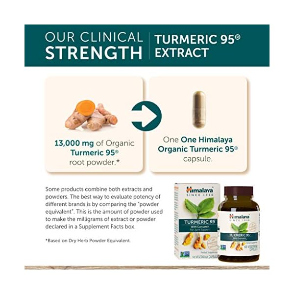 Himalaya Turmeric 95 with Curcumin for Healthy Joint Support & Pain Relief, and Optimum