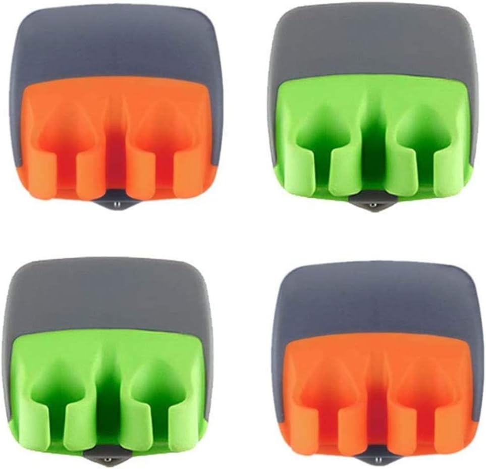 WEISHENG 4 Pack Vegetable Peeler Palm Peeler Finger Potato Peeler Rubber Finger Grips Comfortable to Peel Potato, Carrot and Cucumber