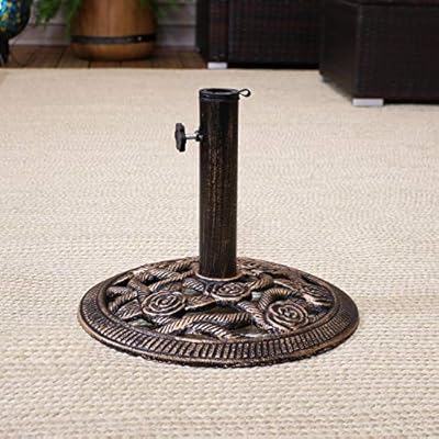 decorative patio umbrella stand