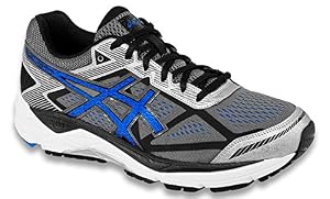 Image of ASICS Men's Gel-Foundation 12-M, Carbon/Electric Blue/Black, 8 M US