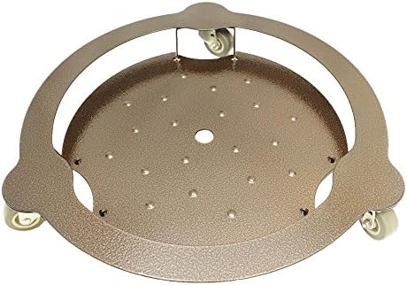 Plant Caddy. Combine This Rolling Stand with Decorative Flower Pot or Planter to Decorate Your Garden, Deck, Patio, Home & Poolside. Heavy Duty Wheeled Dolly Is For Outdoor & Indoor Decor. 22", Copper