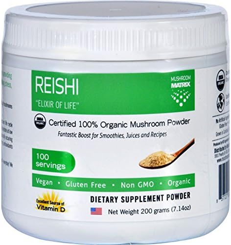 2Pack! Mushroom Matrix Reishi - Organic - Powder - 7.14 oz
