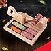 Sausage cutter CHIUSING Premium Sausage Salami Guillotine Slicer- Rustic Wooden Design & Sharp Stainless Steel Blade For Slicing Chorizo, Pepperoni & More Dried Meat Delicacies with child saft lock