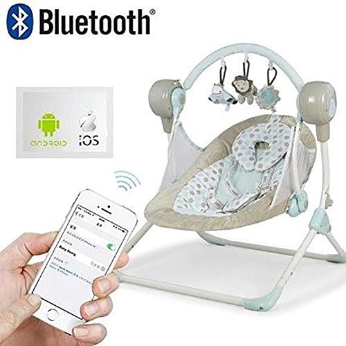 SHARESUN Infant-to-Toddler Rocker, Baby Bouncer Chair and Rocker,Smart connection With 8GB Memory card Baby Swing Seat,Suitable for New-Born to Toddler