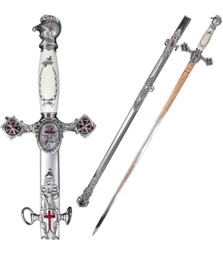 Munetoshi Masonic Knights Templar Ceremonial Sword Chrome
