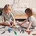 COFFLED 22 PCS Dinosaur Toys, Mini Dinosaur Figures Toys for 3 Year Olds, Plastic Dinosaurs Animals Sets for Kids Gift, Deformation T-trex, Pterosaurs, Brachiosaurus, Triceratops