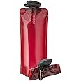 Vapur Flexible Collapsible Wide Mouth Anti-Bottle with Detachable Carabiner, 34 Ounce, Burgundy, Pack of 1