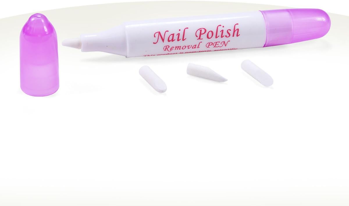 Ocibel Dissolving Corrector Pen with 3 Refills for Manicure, False Nails and Nail Art