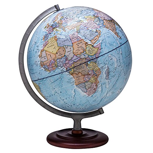 Waypoint Geographic World Globe - Geographic Mariner 12" Desk Decorative Globe with Stand, up to Date World Globe