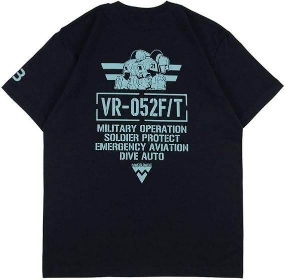 Amazon 機甲創世記モスピーダ 機甲創世記モスピーダバックプリントtシャツ ブラック M Tシャツ カットソー 通販