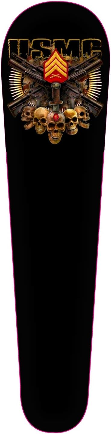 Kustom Cycle Parts Premium Aftermarket USMC Themed Console Vinyl Dash Panel decal Insert! Fits 2008-2019 Street Glides. EASY INSTALL! Laminated for added Protection and Durability. Made in USA