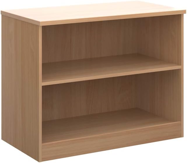 Mr Office Furniture Ltd Deluxe bookcase 800mm high with 1 shelf (Beech